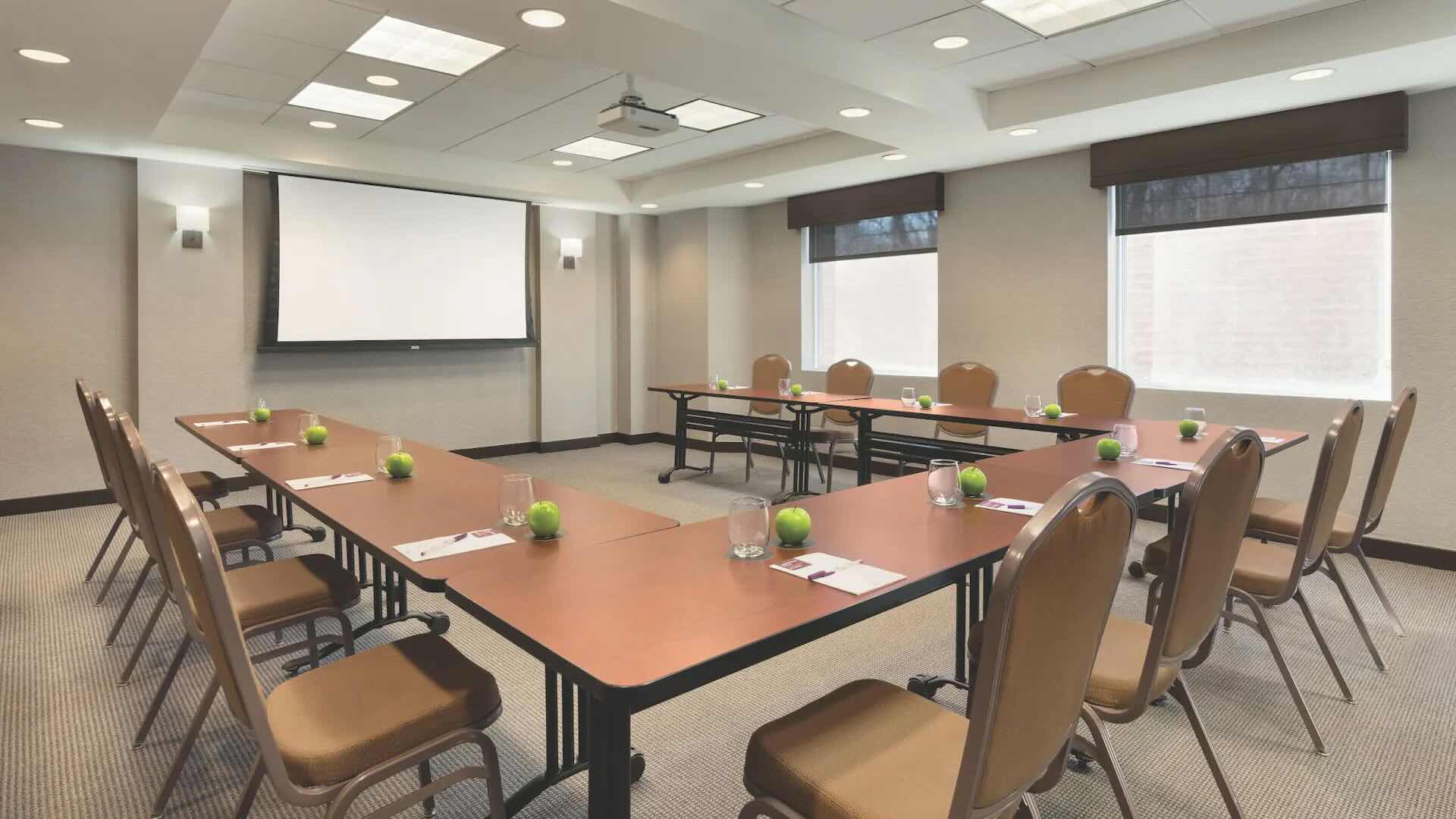 u-shaped event space at hyatt place