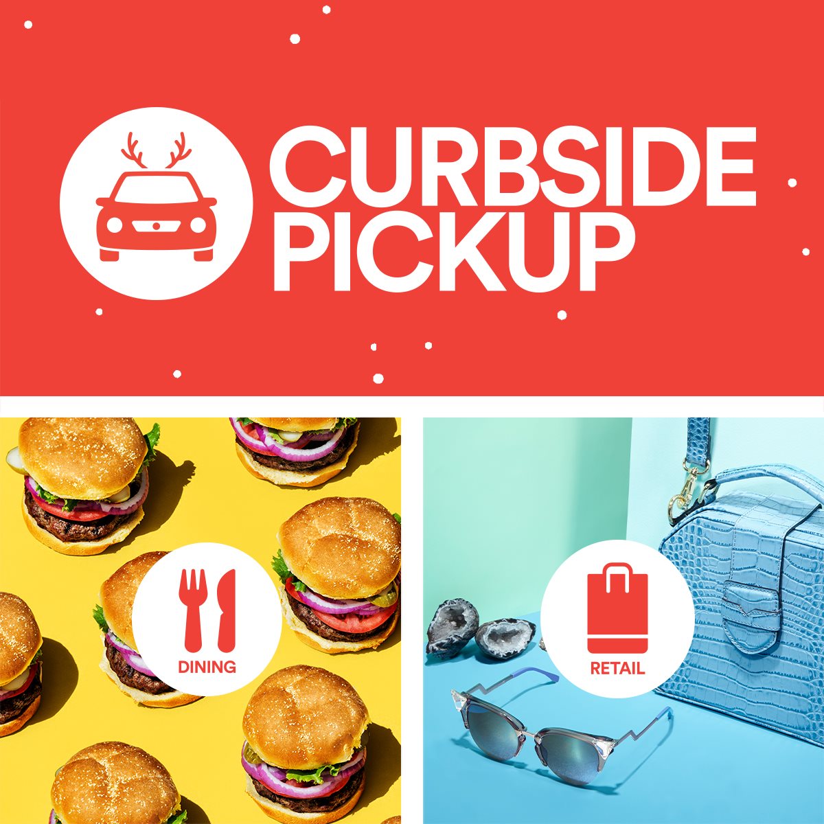 graphic that says 'curbside pick up"