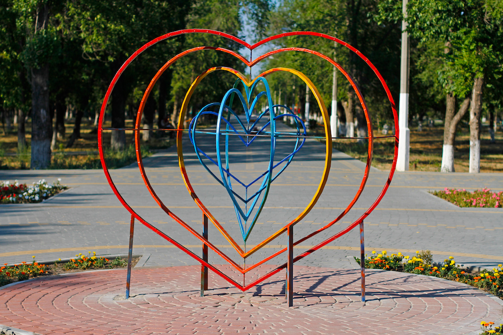 heart sculpture