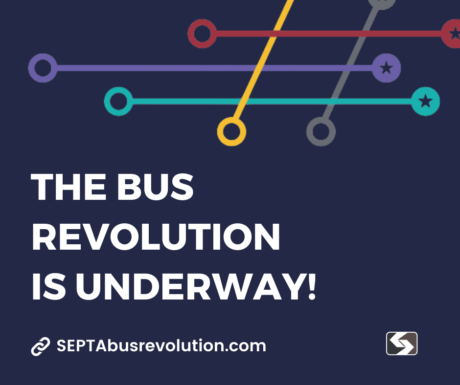 The bus revolution graphic