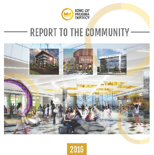 King of Prussia 2016 District community report cover