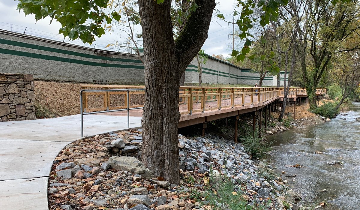 bridge going over creek