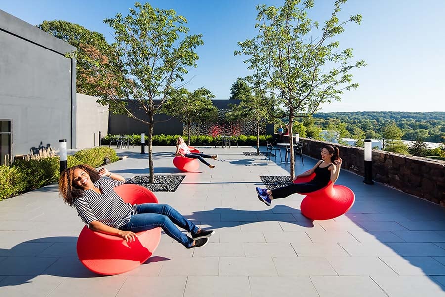 people on chairs outdoors
