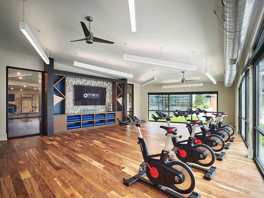 apartment complex gym