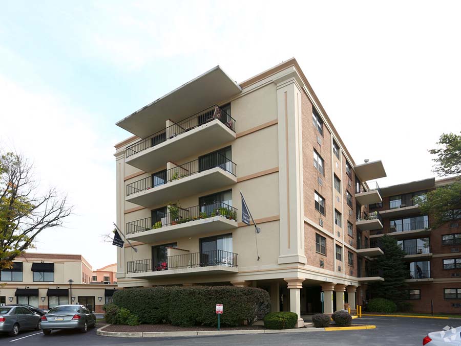 exterior of apartment building