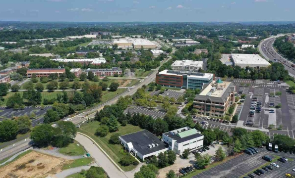 aerial view of moore park