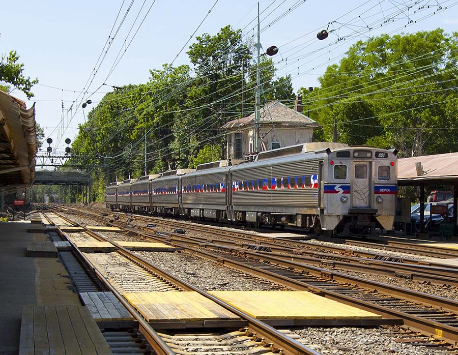 train at station
