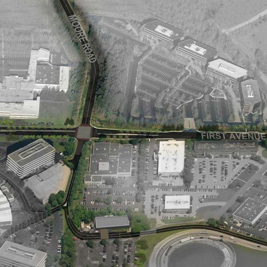 rendering of construction project