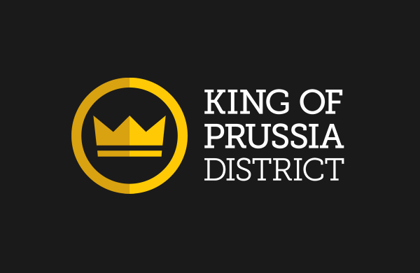 king of prussia district logo