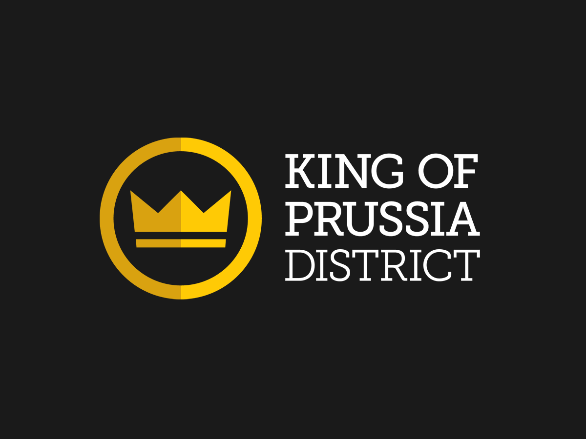 king of prussia district logo