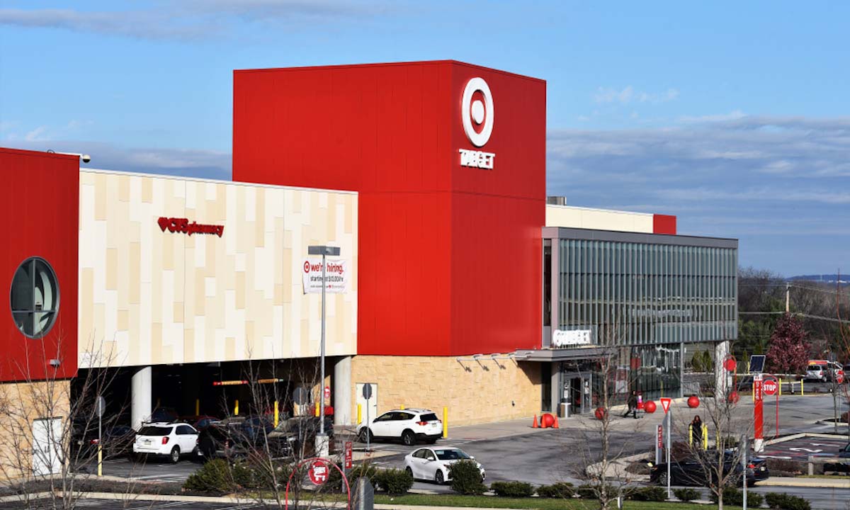 target store in a shopping center