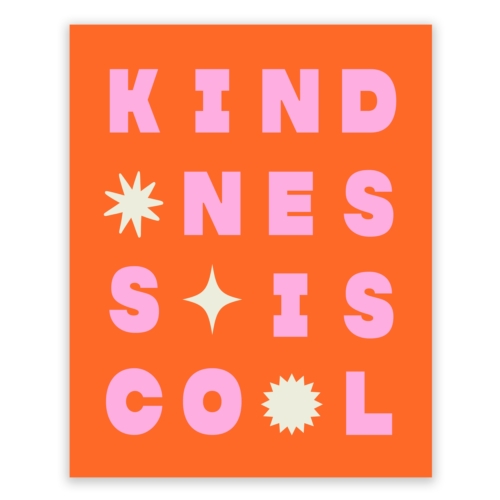 kindness is cool poster