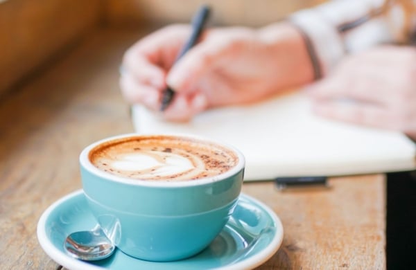cup of coffee on counter