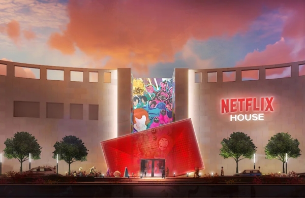 rendering of Netflix House in King of Prussia