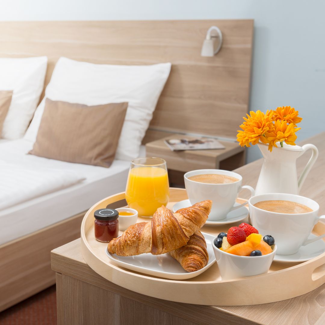 interior of a hotel room