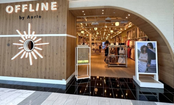 exterior of OFFLINE by aerie store