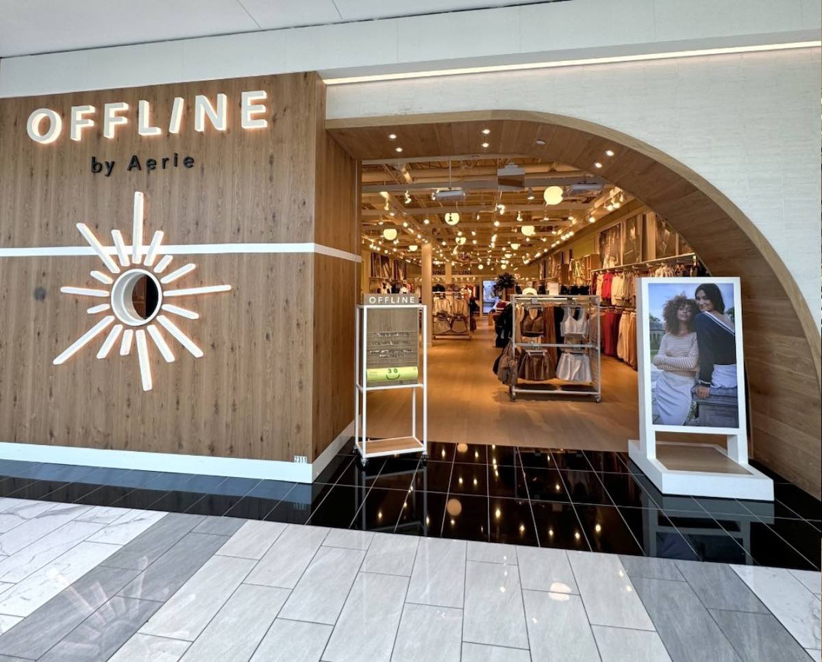 exterior of OFFLINE by aerie store