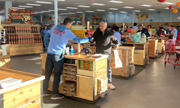 interior of a trader joes store