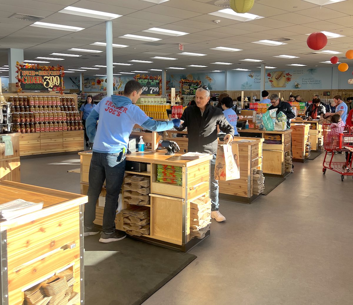 interior of a trader joes store