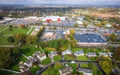 aerial view of King of Prussia