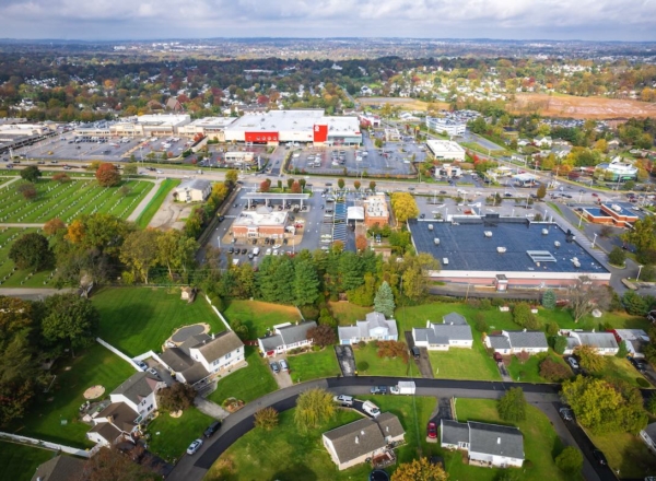 aerial view of King of Prussia