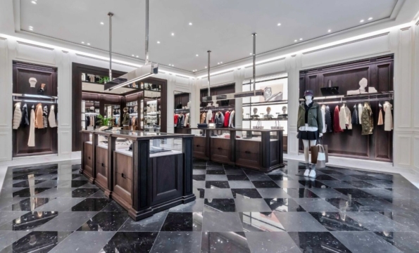 interior of King of Prussia Montcler store
