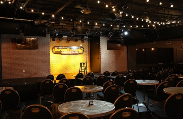 interior of stress facotry comedy club