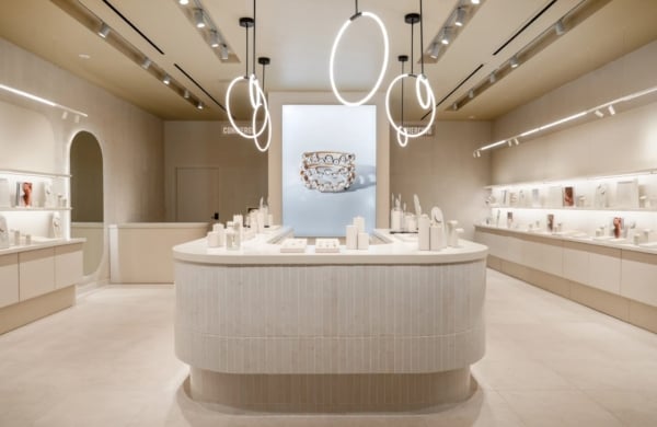 interior of a Mejuri store