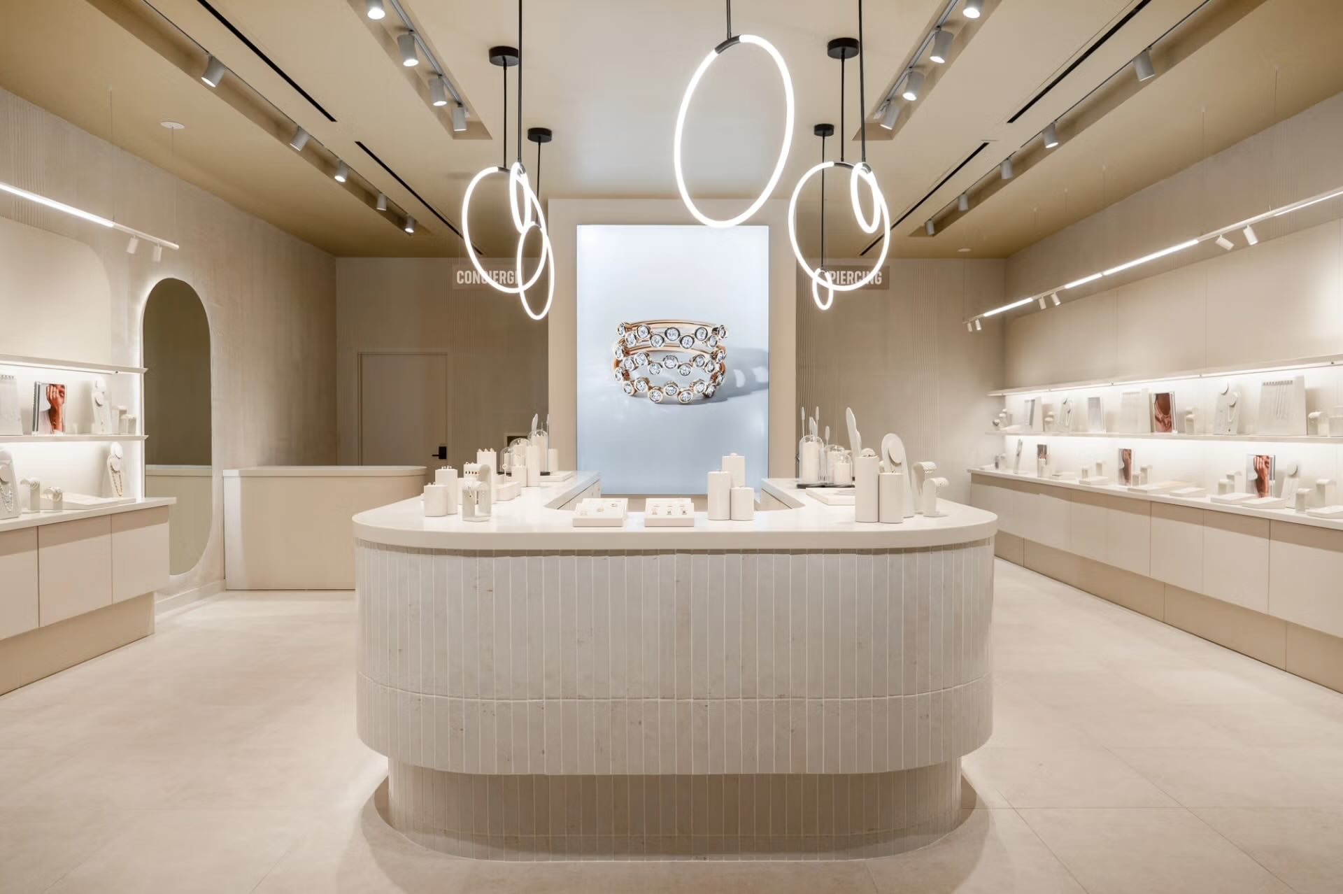 interior of a Mejuri store