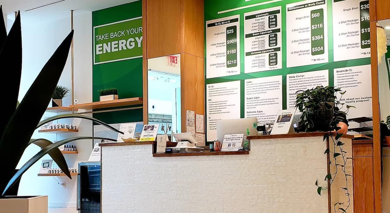 interior of the b12 store