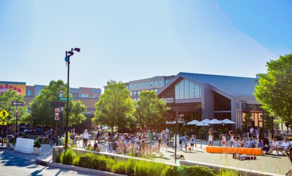 The green space at King of Prussia Town Center