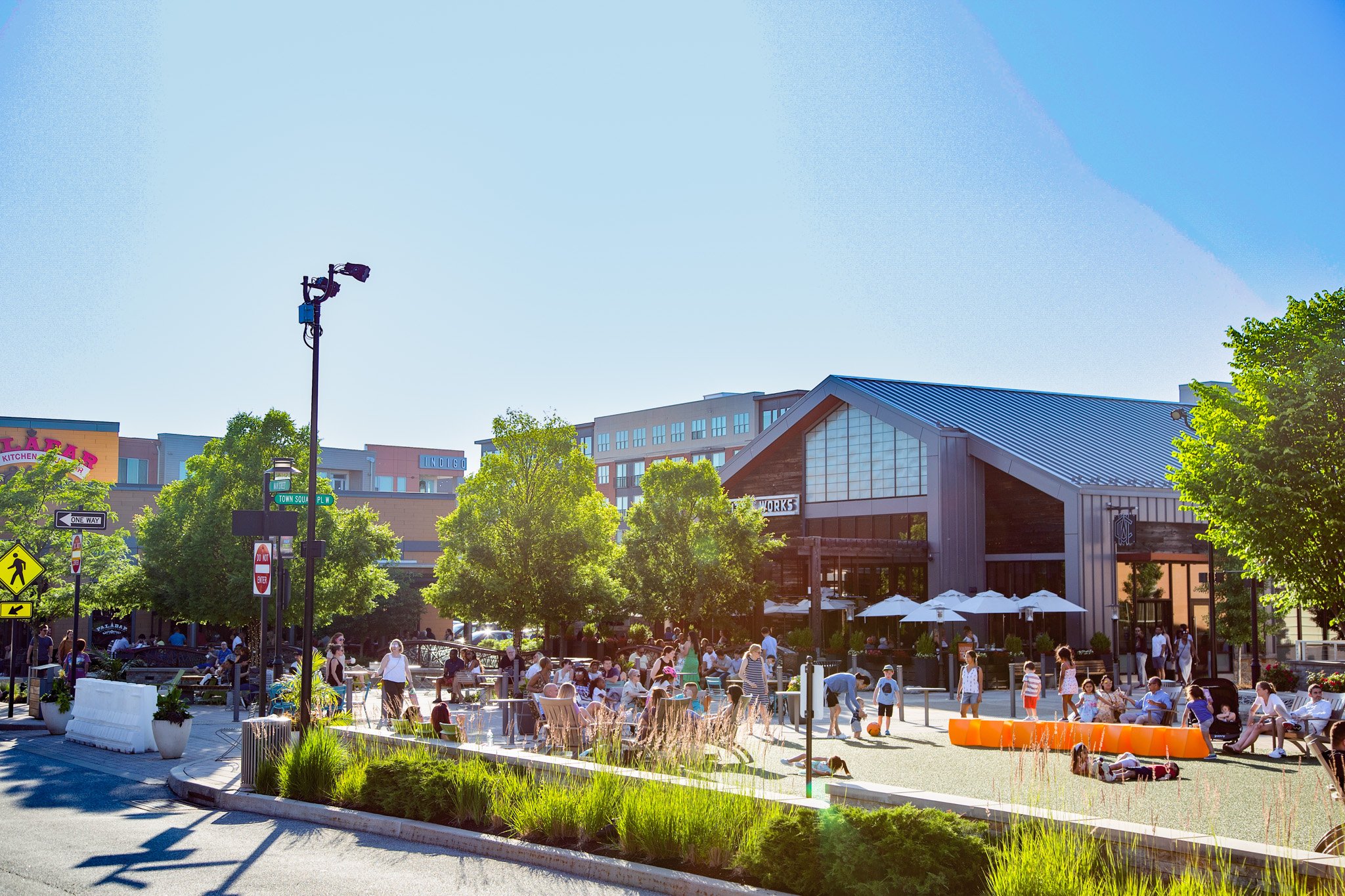 The green space at King of Prussia Town Center