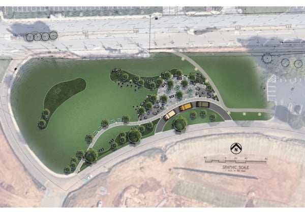 rendering of recharge park in king of prussia