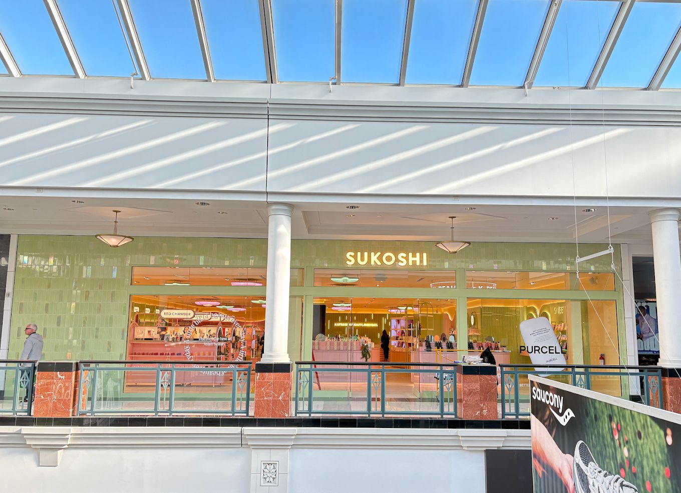 exterior of the new Sukoshi store at King of Prussia Mall