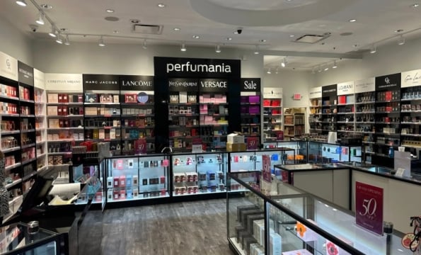 interior of a perfumania store
