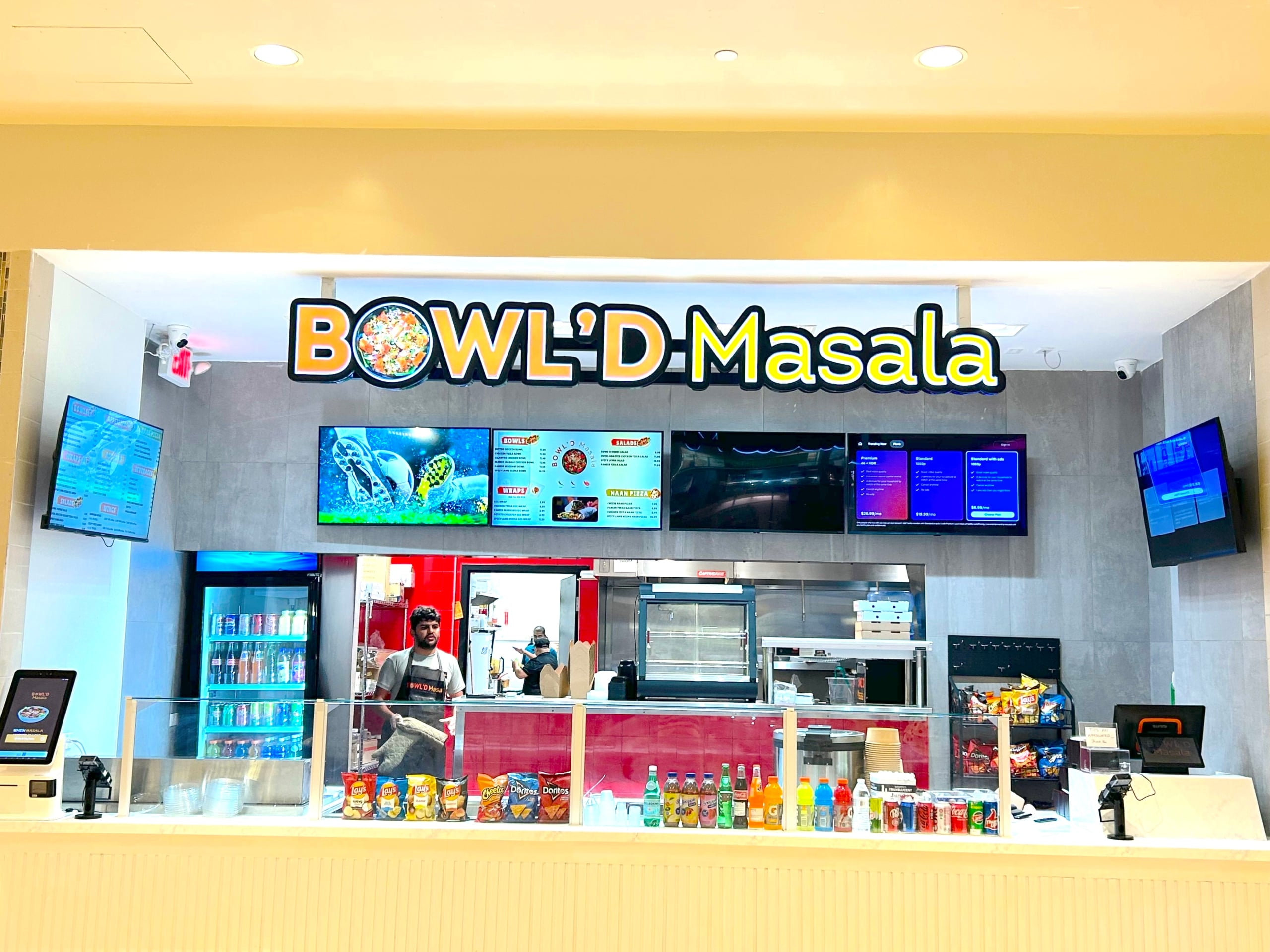 exterior of bowl'd masala storefront