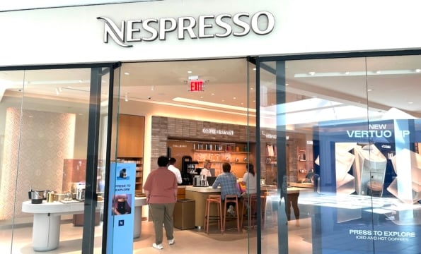 exterior of nespresso store