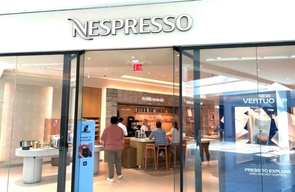 exterior of nespresso store